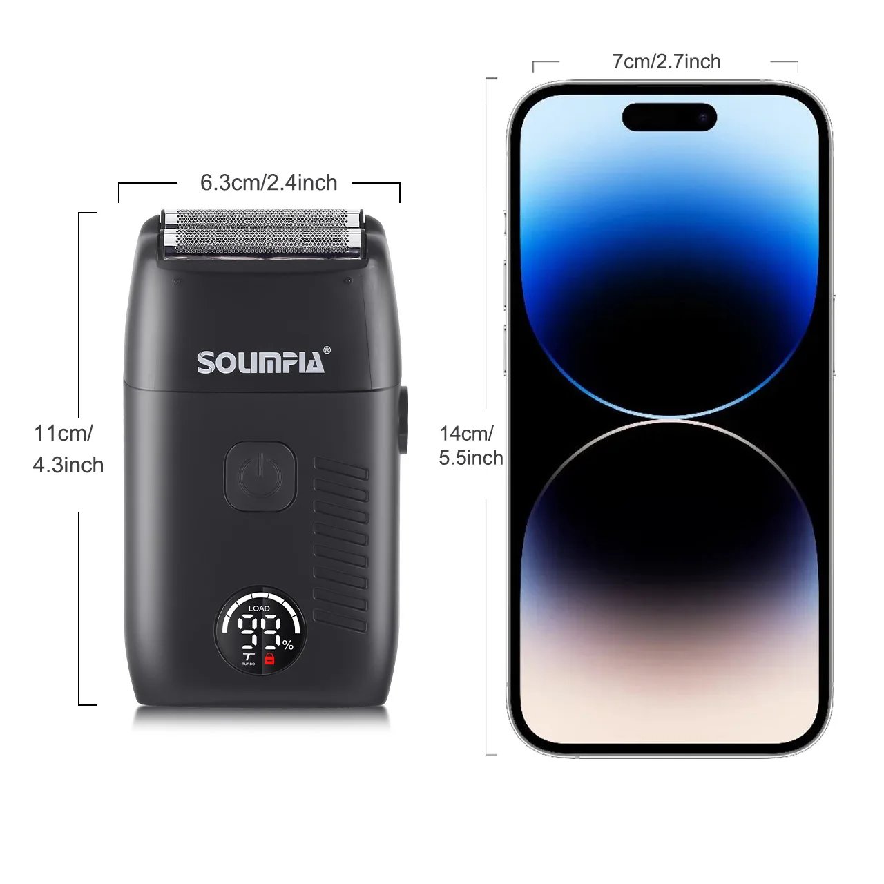 Solimpia Hair Shaver Double Blades Shaver Electric Shaver Razor Men's Close Bald Head Barber Trimmer Rechargeable for Quick Shav Solimpia Hair Shaver Double Blades Shaver Electric Shaver Razor Men's Close Bald Head Barber Trimmer Rechargeable for Quick Shav