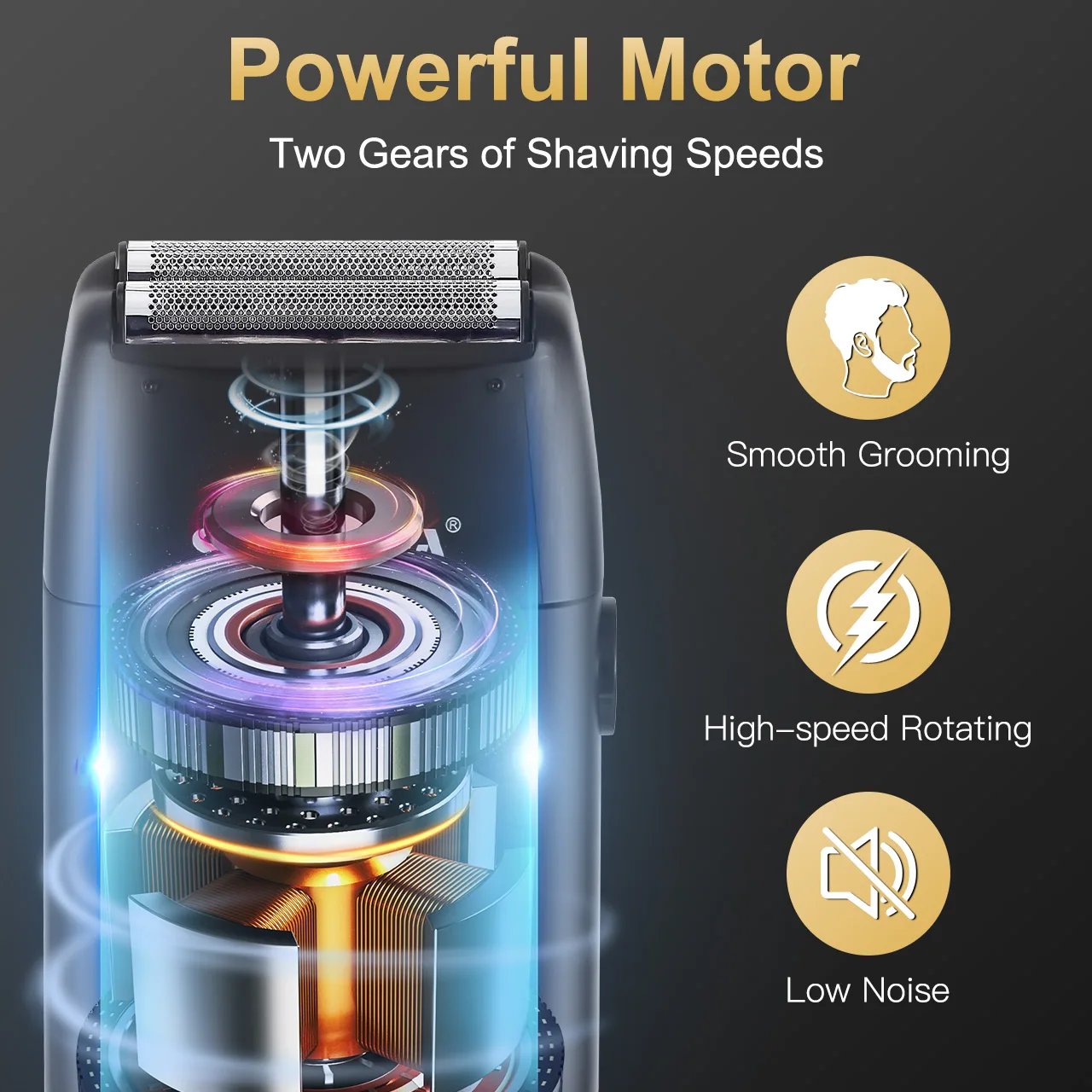 Solimpia Hair Shaver Double Blades Shaver Electric Shaver Razor Men's Close Bald Head Barber Trimmer Rechargeable for Quick Shav Solimpia Hair Shaver Double Blades Shaver Electric Shaver Razor Men's Close Bald Head Barber Trimmer Rechargeable for Quick Shav