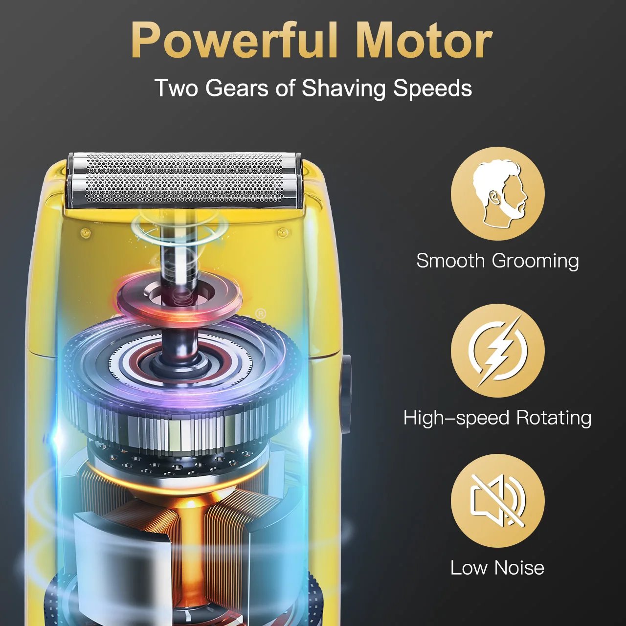 Solimpia Hair Shaver Double Blades Shaver Electric Shaver Razor Men's Close Bald Head Barber Trimmer Rechargeable for Quick Shav Solimpia Hair Shaver Double Blades Shaver Electric Shaver Razor Men's Close Bald Head Barber Trimmer Rechargeable for Quick Shav