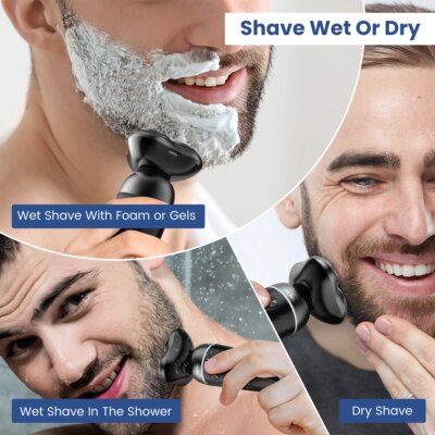 Sejoy Electric Shaver For Men's Shaving Machine Beard Trimmer 3D Floating Blade Washable USB Recharge Razor Hair Cutting Machine - Image 5