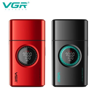 VGR Shaver Professional Shaver 9000 RPM Beard Trimmer Rechargeable Razor Electric Beard Shaver Portable Trimmer for Men V-378