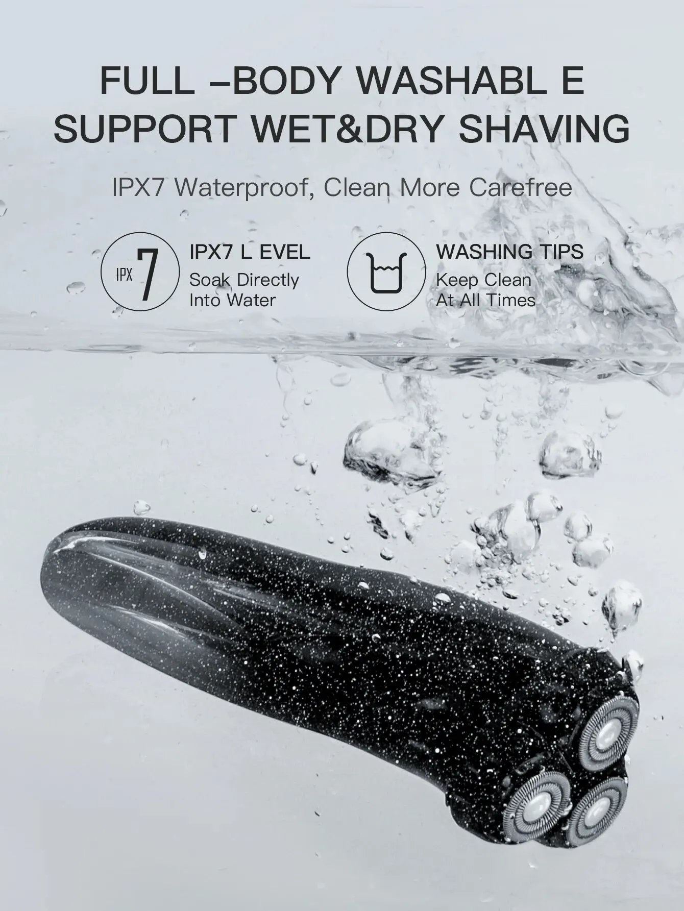 ENCHEN Electric Shaver 3D Blackstone 3 IPX7 Waterproof Razor Wet And Dry Dual Use Face Beard Battery Digital Display For Men ENCHEN Electric Shaver 3D Blackstone 3 IPX7 Waterproof Razor Wet And Dry Dual Use Face Beard Battery Digital Display For Men