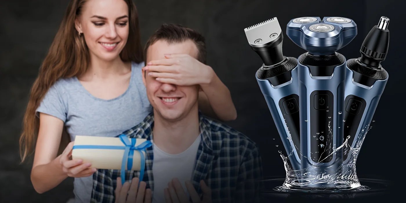 SEJOY 5 In1 Electric Hair Trimmer Set,Electric Razor for Men 3D Electric Shavers IPX7 Rotary Cordless,Optional SEJOY 5 In1 Electric Hair Trimmer Set,Electric Razor for Men 3D Electric Shavers IPX7 Rotary Cordless,Optional