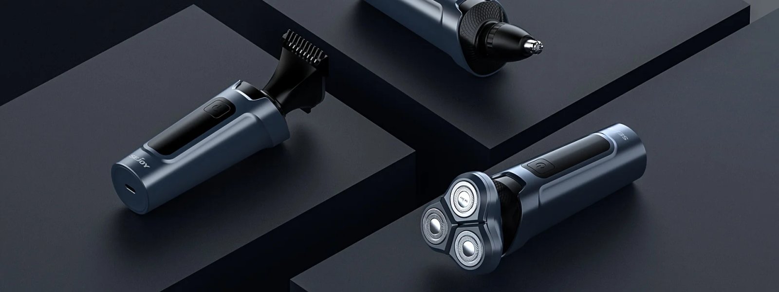 SEJOY 5 In1 Electric Hair Trimmer Set,Electric Razor for Men 3D Electric Shavers IPX7 Rotary Cordless,Optional SEJOY 5 In1 Electric Hair Trimmer Set,Electric Razor for Men 3D Electric Shavers IPX7 Rotary Cordless,Optional