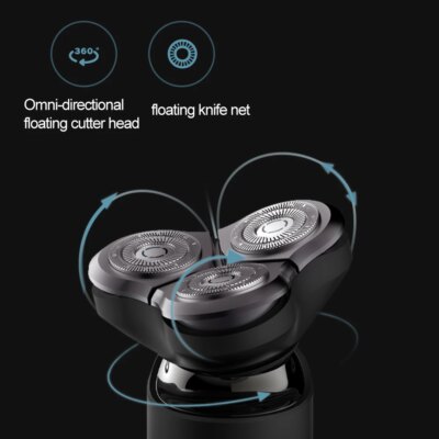 XIAOMI MIJIA S500 Electric Shaver Dry Wet Shaving Triple Blade Trimmer Beard Floating Head Men's Shaver Electric Razors Machine - Image 5