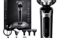 Sejoy Shaver Barber for Men 5 in 1 Electric Razor Rechargeable with Beard Trimmer Lithium Battery Portable Shavers for Travel