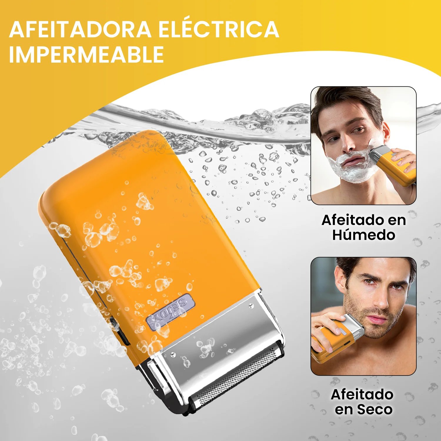 Sejoy 701 Electric Razor Rechargeable for Men Beard Trimmer Metal Body Electric Shaver with Dual Flexible Foils Shaving Machine Sejoy 701 Electric Razor Rechargeable for Men Beard Trimmer Metal Body Electric Shaver with Dual Flexible Foils Shaving Machine