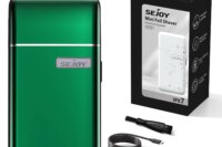 Sejoy 701 Electric Razor Rechargeable for Men Beard Trimmer Metal Body Electric Shaver with Dual Flexible Foils Shaving Machine