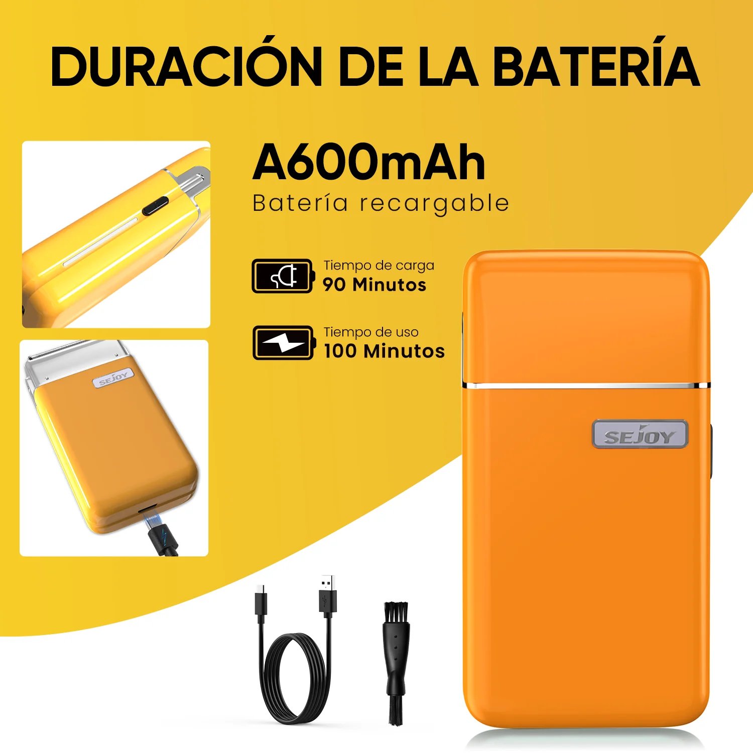 Sejoy 701 Electric Razor Rechargeable for Men Beard Trimmer Metal Body Electric Shaver with Dual Flexible Foils Shaving Machine Sejoy 701 Electric Razor Rechargeable for Men Beard Trimmer Metal Body Electric Shaver with Dual Flexible Foils Shaving Machine