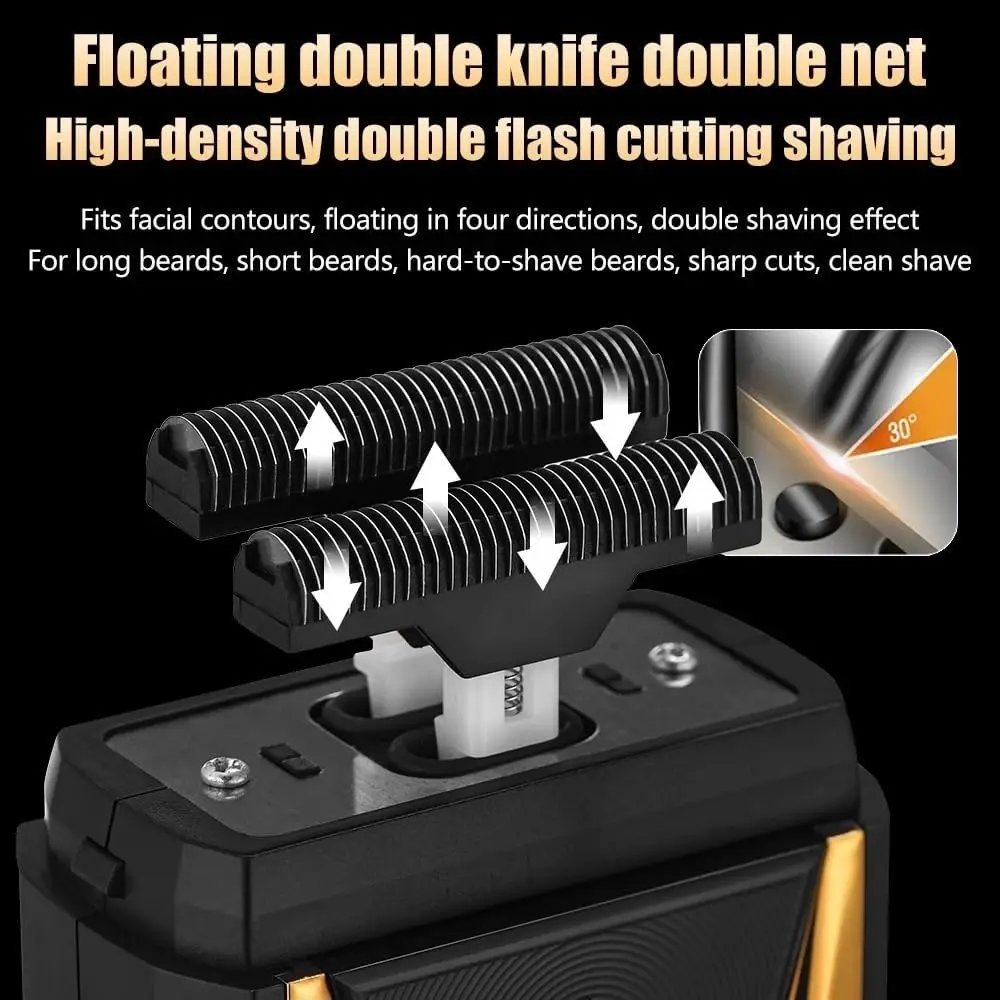 USB Rechargeable Electric Shaver for Men Cordless Beard Trimmer Shaving Barber Machines Hair Cutting Machine Trimmer for Men USB Rechargeable Electric Shaver for Men Cordless Beard Trimmer Shaving Barber Machines Hair Cutting Machine Trimmer for Men