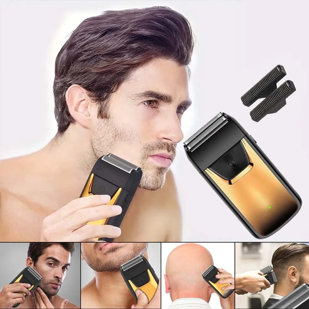 USB Rechargeable Electric Shaver for Men Cordless Beard Trimmer Shaving Barber Machines Hair Cutting Machine Trimmer for Men USB Rechargeable Electric Shaver for Men Cordless Beard Trimmer Shaving Barber Machines Hair Cutting Machine Trimmer for Men
