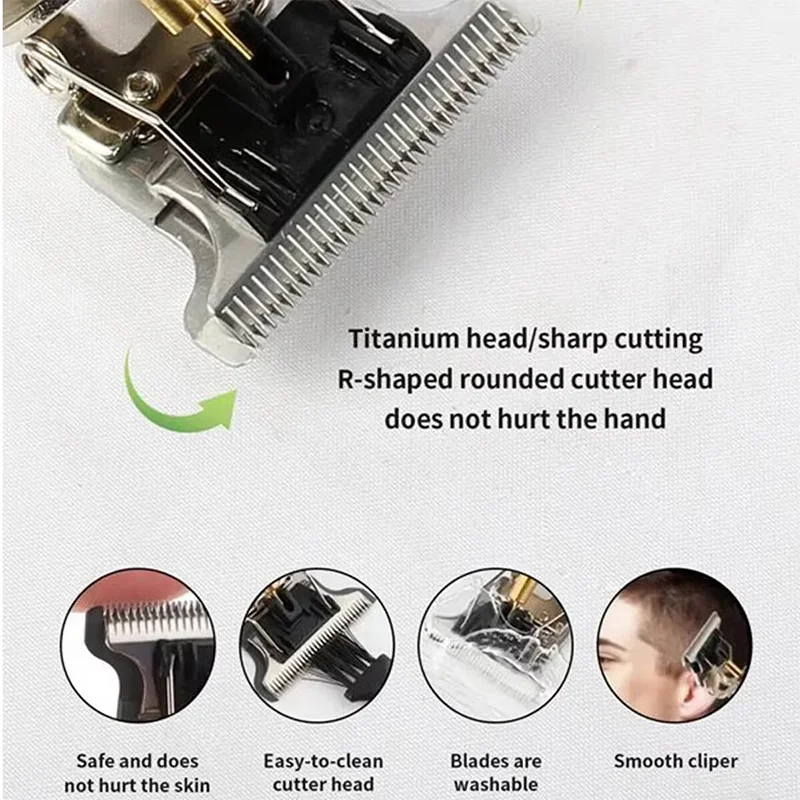 3-in-1 Man Cordless Hair Clipper - USB Fast Charge, Body/Beard Trimmer, Practical Men's Gift & Travel-Friendly Home/Grooming Kit