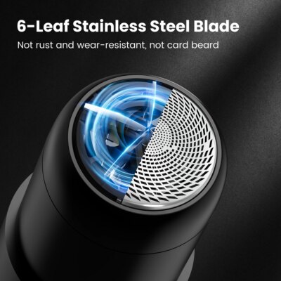 Sejoy Portable Electric Shaver Beard Trimmer Mini USB Rechargeable Shaver IPX7 Waterproof Long Working Time High Quality Motor - Image 3