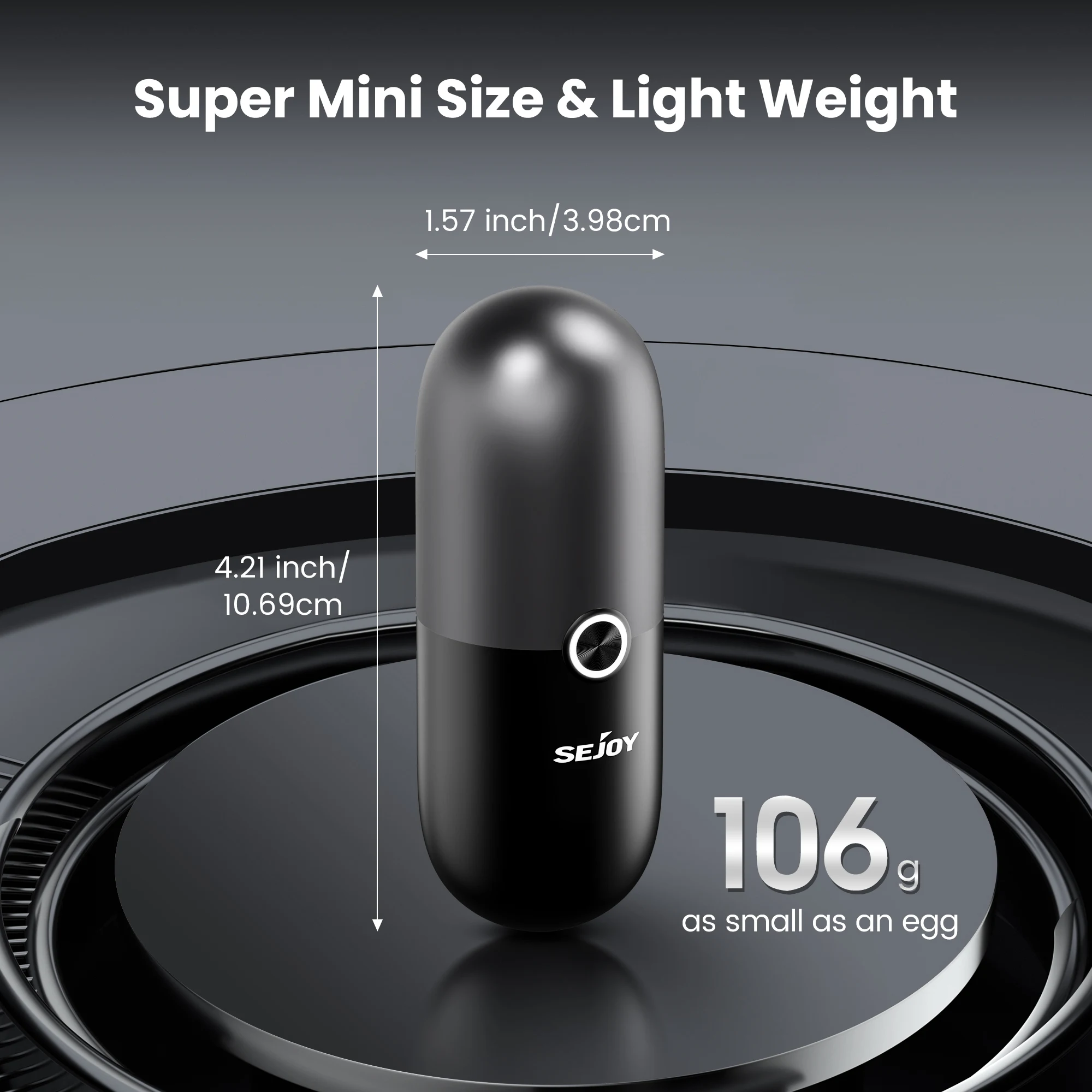 Sejoy Portable Electric Shaver Beard Trimmer Mini USB Rechargeable Shaver IPX7 Waterproof Long Working Time High Quality Motor