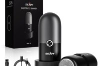 Sejoy Portable Electric Shaver Beard Trimmer Mini USB Rechargeable Shaver IPX7 Waterproof Long Working Time High Quality Motor