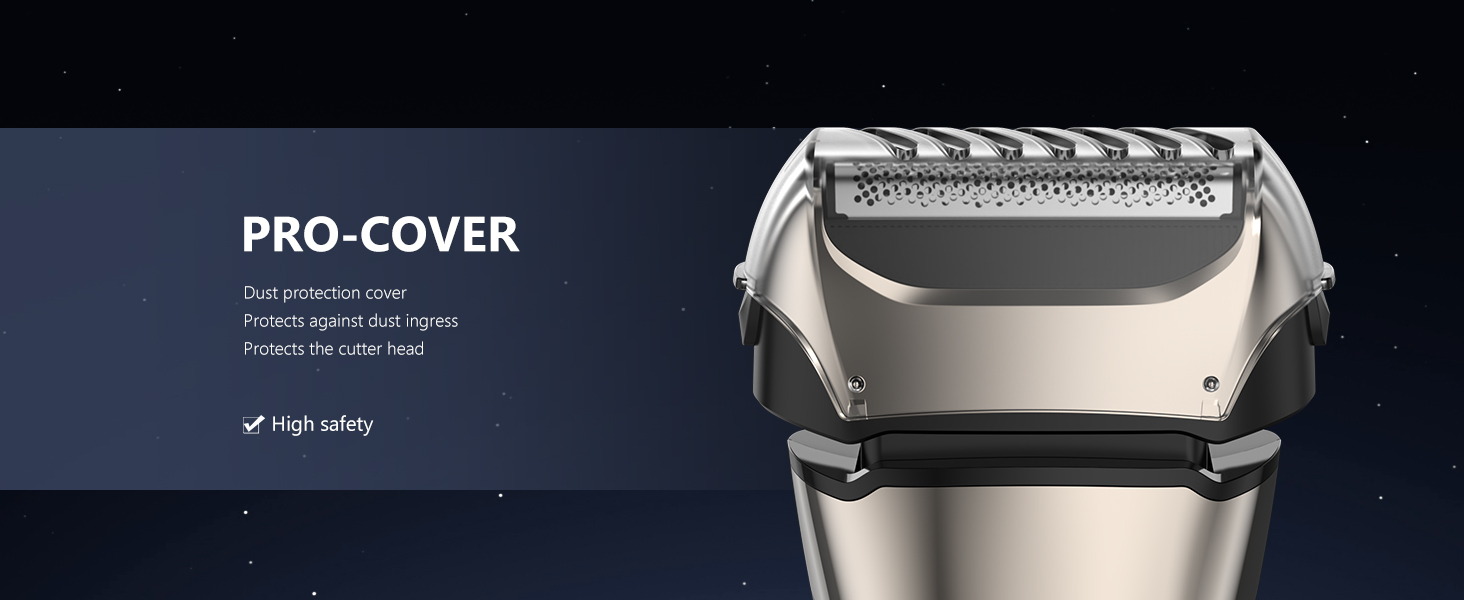 Sejoy Electric Razor for Men Foil Shaver with 3-Blade Edge Shaving Area, 7500 RPM High Speed Motor Digital Power Display Mens El