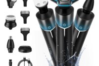 Sejoy KNIGHT Men's Electric Shaver kit Rechargeable Multi-functional Electric Hair Trimmer Razor Nose Trimmer Beard Hair Clipper