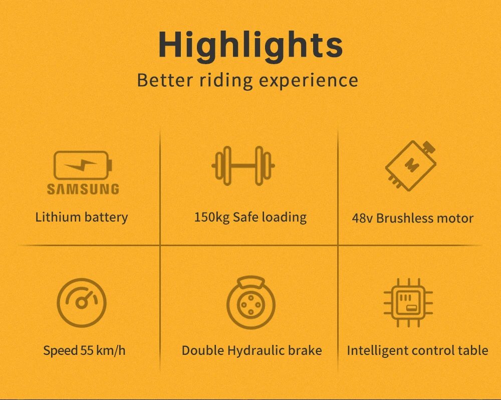 EKX X21 Adults Electric Bike 2000W 48V35AH 55km/h Samsung Battery Snow Electric Motorcycles 20“*4.0 Off Road Tyre Mountain Ebike