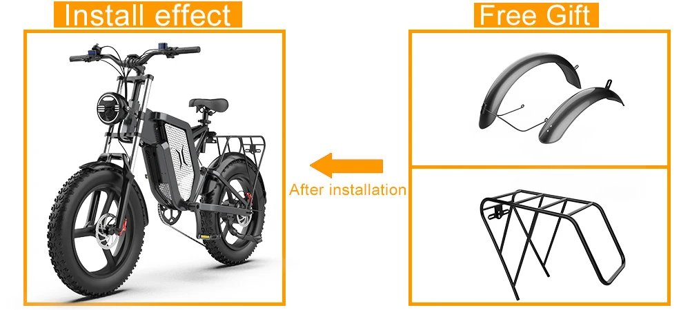 EKX X20 Electric Bicycle 48V 35AH Lithium Battery Adult Mountain Ebike 20 Inch Mountain Electric Men's Moped Road E Bikes