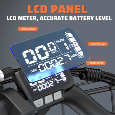 Kickwey LD20 Adult Electric Bike 1500w 32MPH 48V20ah Mountain Electric Bicycle 20 Inch Fat Tire Motorcycle E Bike - Image 5