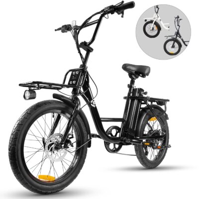 750W adult electric bicycle, 26MPH, 22mph range, 3-speed front and rear disc brake with mudguard, adult multi terrain riding ele