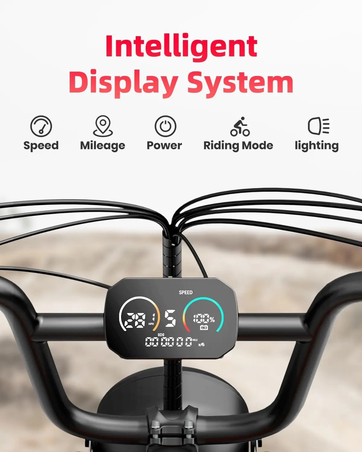 AMYET G60 Adults Electric Bike 1500W PEAK Motor Bicycle 48V 20AH 20“ Tire Ebike Electric E Bikes Mountain Moped Ebikes For Men