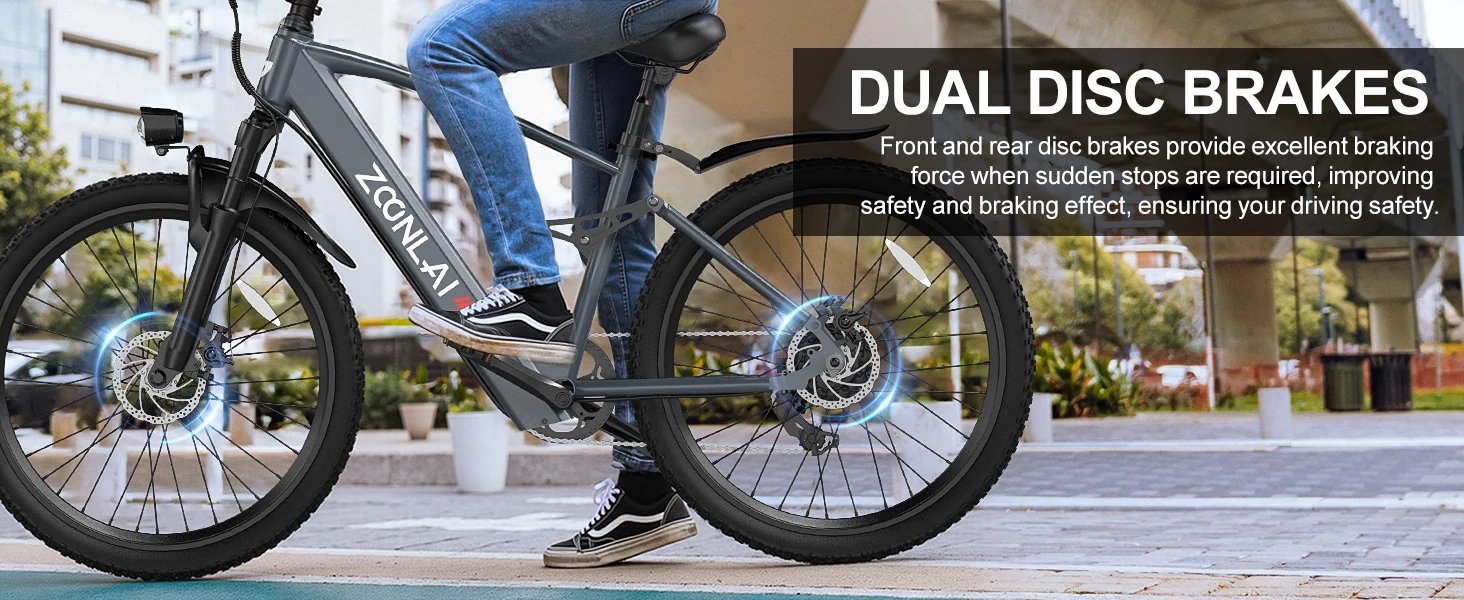 Electric Bike,26''/24''Electric Mountain Bike,40Miles Range&22 Mph Step-Over Ebike for Adults,500W Motor,468Wh Battery,Bicycle