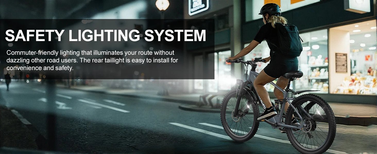 Electric Bike,26''/24''Electric Mountain Bike,40Miles Range&22 Mph Step-Over Ebike for Adults,500W Motor,468Wh Battery,Bicycle