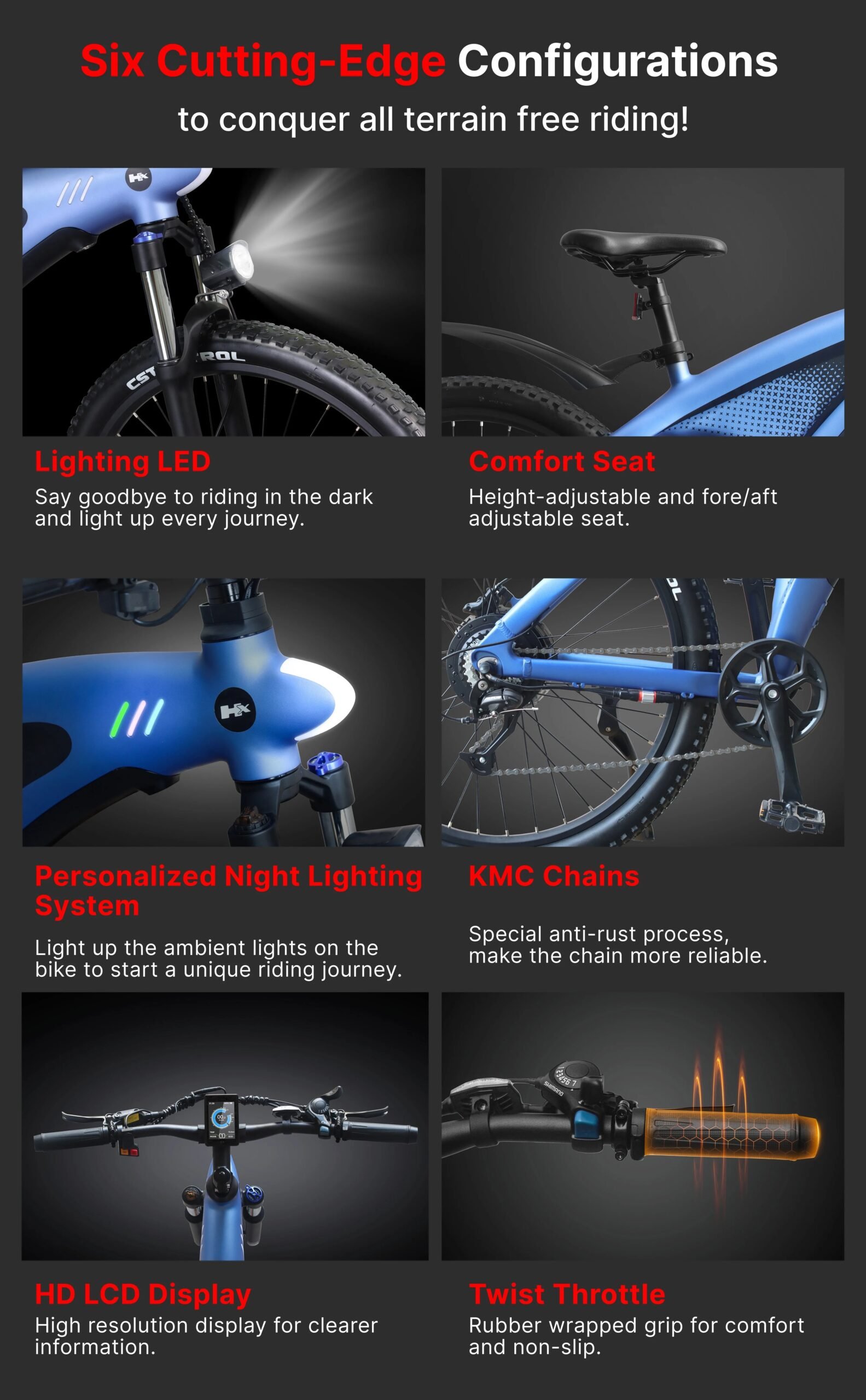 HX Q5 E bike 2000W Adults Electric Bike 2000W 48V 20AH 27.5 Inch  Electric Bicycle City E Bikes Mountain e bikes