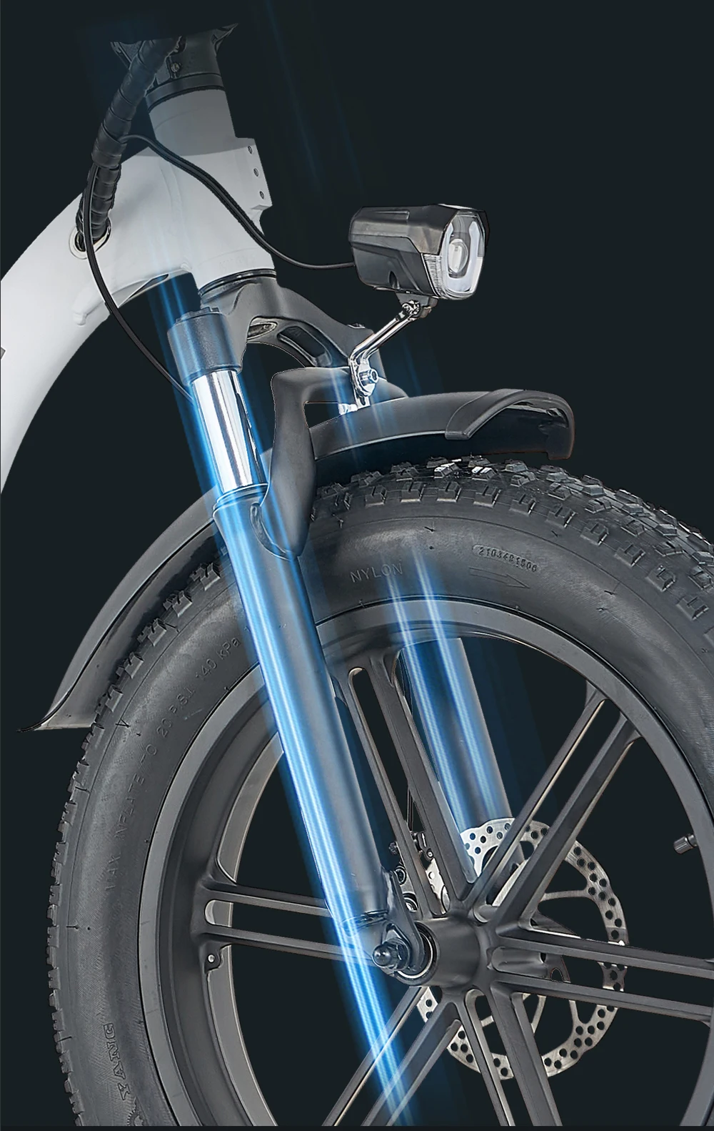 Kickwey L20 Folding Electric Bicycle 1000w Motor 48V Removable Battery Electric bikes for Adult 20 Inch Fat Tire Foldable E Bike