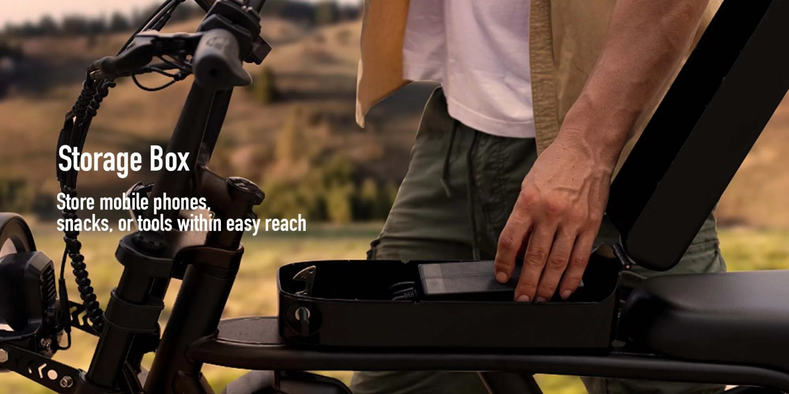 Peak 1500W Electric Mountain Bike with 48V 15.6Ah Removable Battery, 28MPH 100 Mile Range, 20