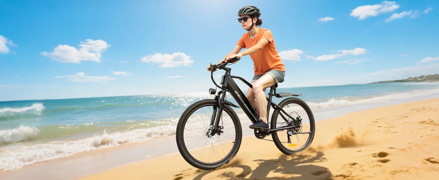 ZNH Electric Bicycle for Adults,1000W Peak Motor,48V Removable Battery,20MPH,26