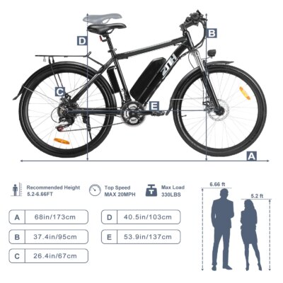 1000W Motor Peak 48V Electric Bike for Adults, 26 inch Electric Mountain Bike with Removable Battery,50Miles Range 20MPH E-bike - Image 6
