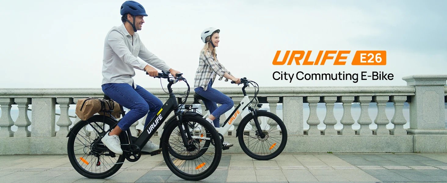 Peak 750W E26 Electric Bike for Adults | 48V 10.4Ah Removable Battery, Top Speed 20MPH, 26''X2
