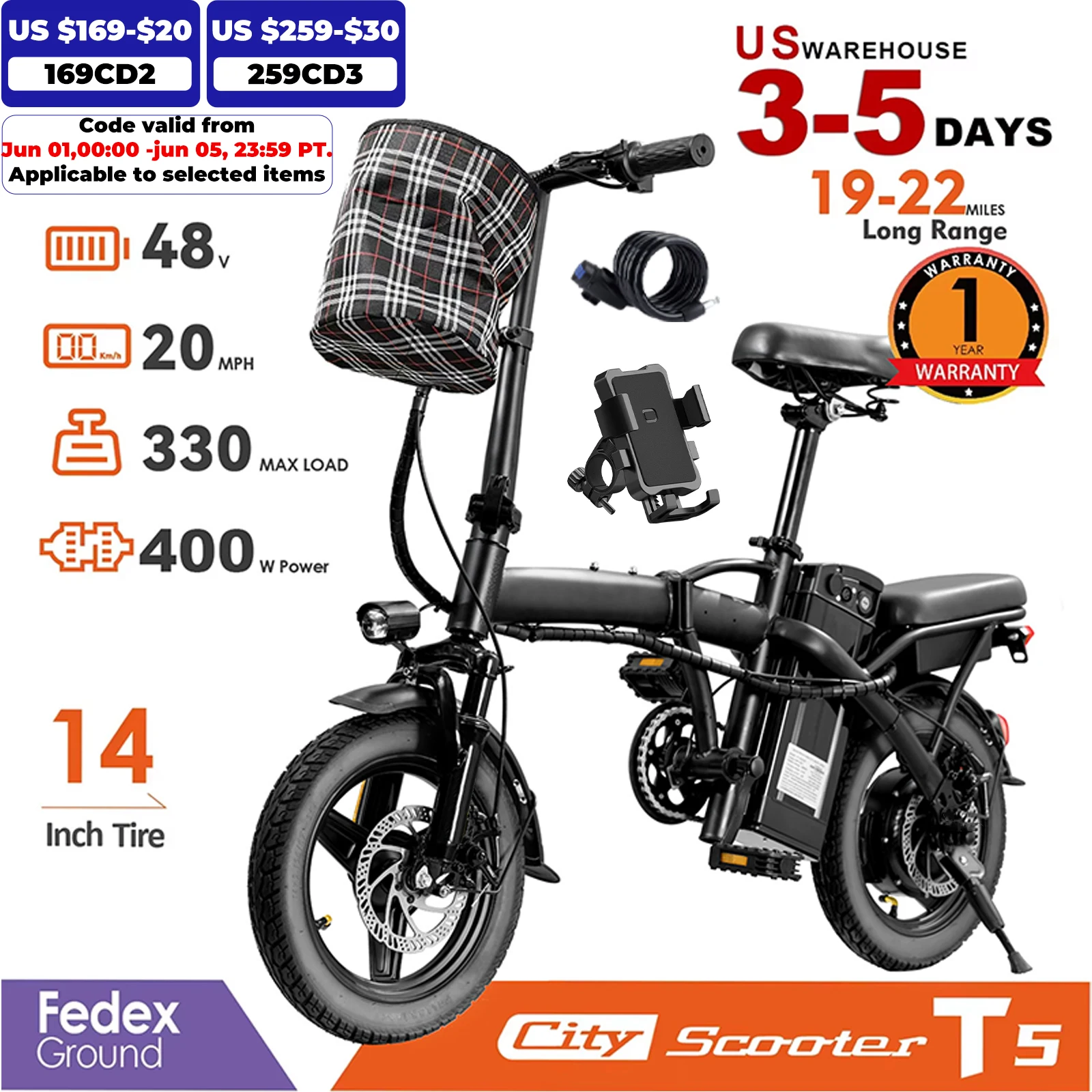 14inch Road Tires Cheap Bicimoto Electrica with Basket 48V 400W Folding Ebike Carbon Steel Lightweight Foldable Adult Brushless 14inch Road Tires Cheap Bicimoto Electrica with Basket 48V 400W Folding Ebike Carbon Steel Lightweight Foldable Adult Brushless