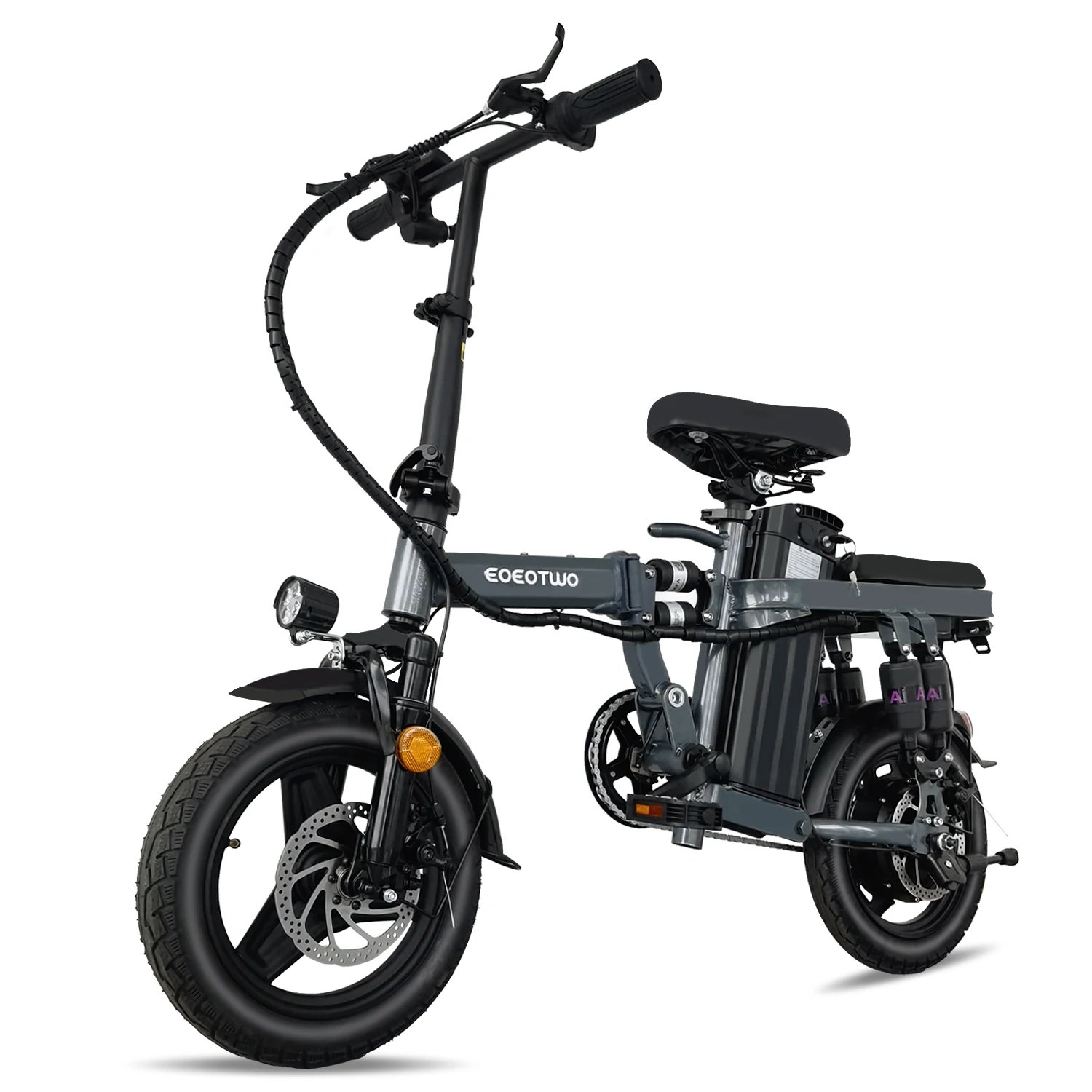 Electric Bikes for Adults,25MPH Fast Folding Ebike Bicycle With Shock Absorbers,600W Peak Motor,24-32Miles Commuter Ebikes