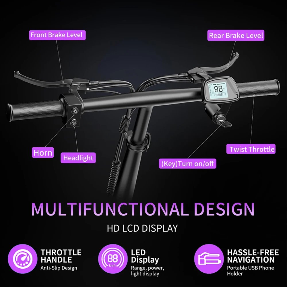 Electric Bikes for Adults,25MPH Fast Folding Ebike Bicycle With Shock Absorbers,600W Peak Motor,24-32Miles Commuter Ebikes