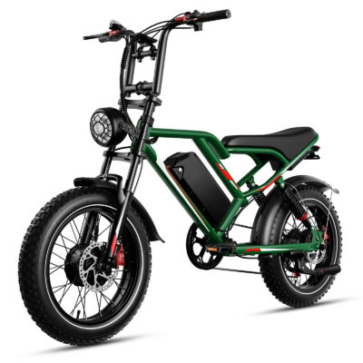 AMYET S8 Adults Electric Bike For Men 2000W Dual Motor Bicycle 48V 25AH Battery 20" Ebike Electric E Bikes Mountain Moped Ebikes - Image 2