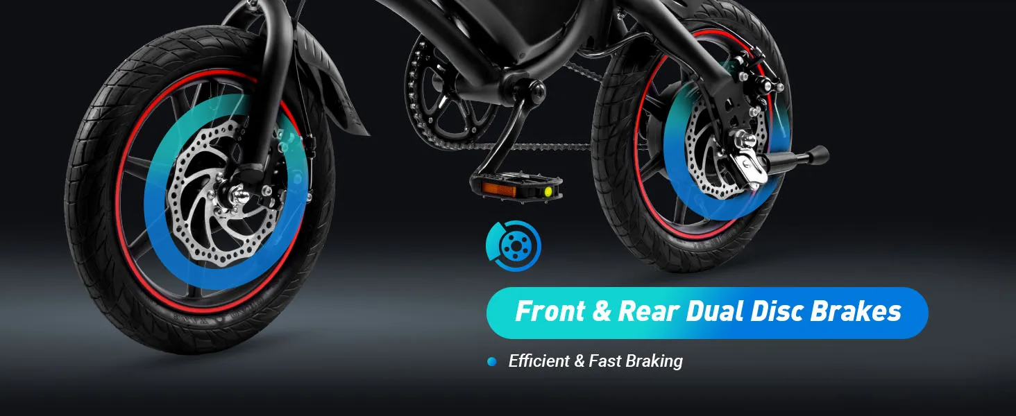 DYU D3F Electric Bicycle Peak 350W Motor 36V10AH Lithium Battery Electric Bike 14 Inch city E-bike DYU D3F Electric Bicycle Peak 350W Motor 36V10AH Lithium Battery Electric Bike 14 Inch city E-bike