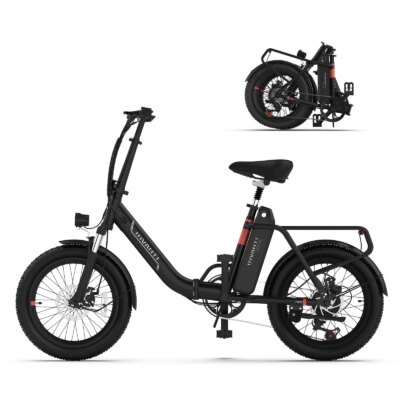 INVANTI TIDE2 20" Folding Electric Bike 500W Motor 48V 10.4Ah Battery - Image 2