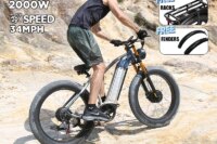 OTIDA NEW RX50 2000W 34MPH Dual Motors Electric Bicycle 48V20AH Lithium Battery 26 Inch 4.0 Fatbike Electric Bike For Adults