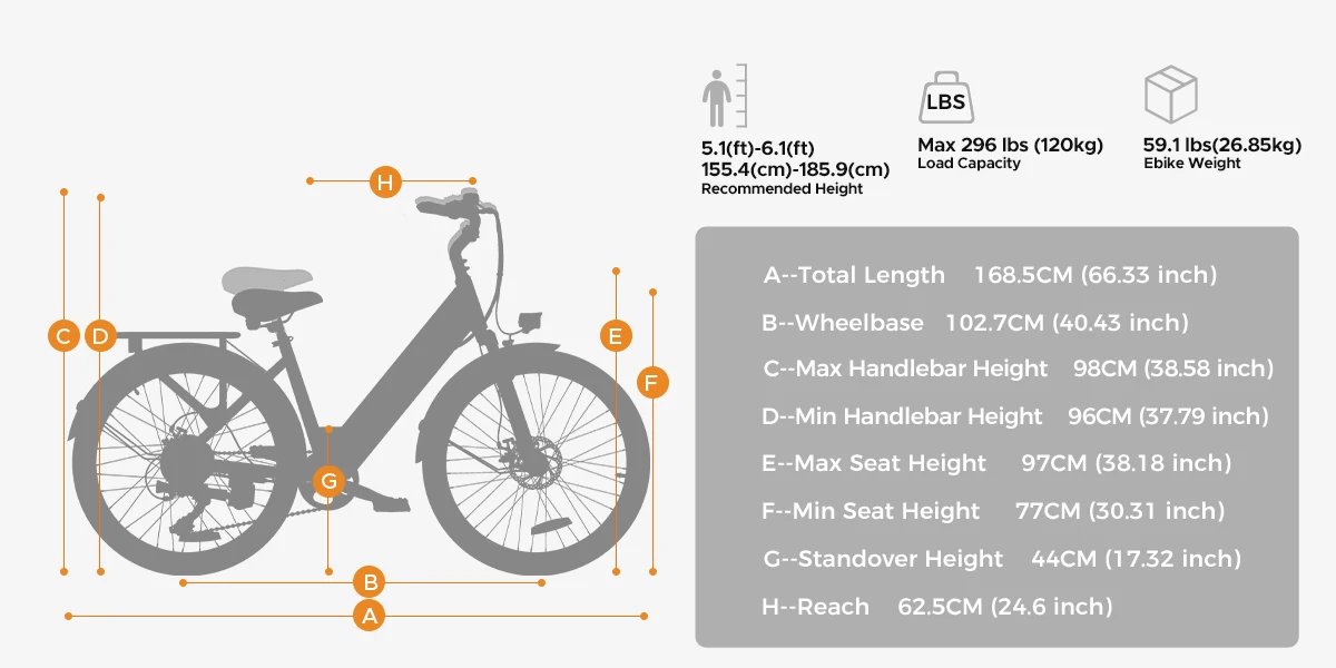 ENGWE HillMiles MileCity 1 26'' Commuter Electric Bicycle 700W Peak Motor 7 Speed Electric Bike for Weekend Travel E-bike, Green ENGWE HillMiles MileCity 1 26'' Commuter Electric Bicycle 700W Peak Motor 7 Speed Electric Bike for Weekend Travel E-bike, Green