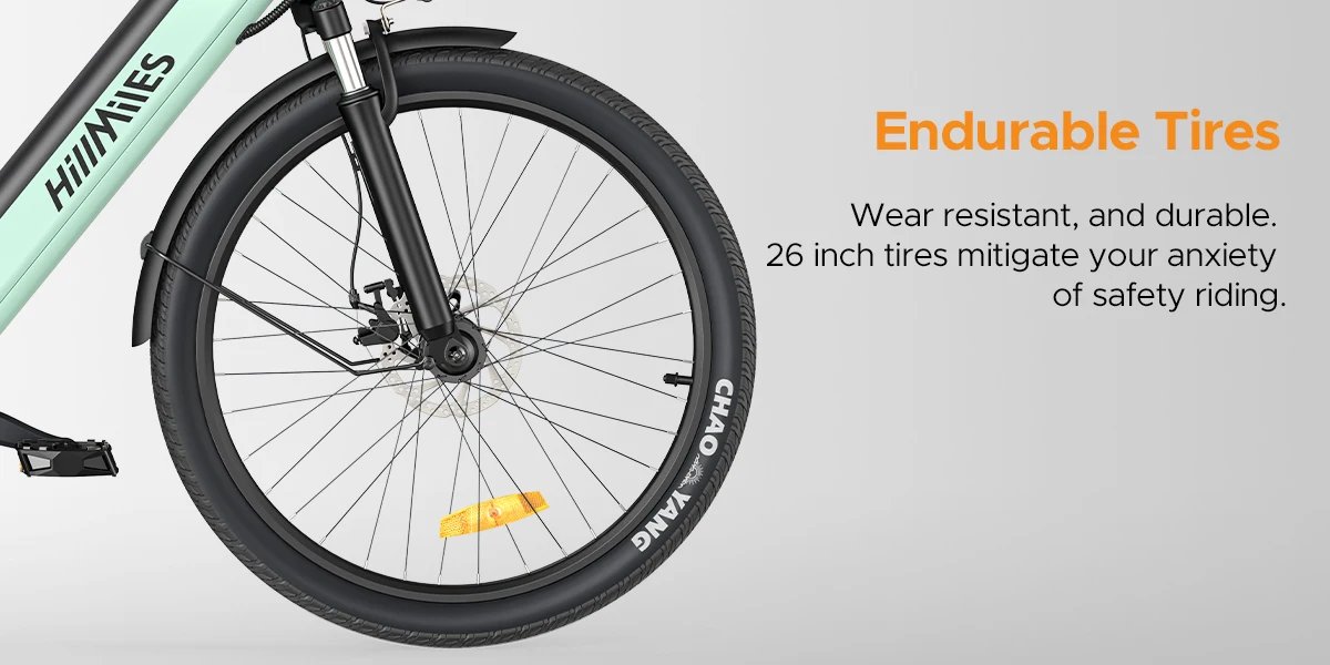 ENGWE HillMiles MileCity 1 26'' Commuter Electric Bicycle 700W Peak Motor 7 Speed Electric Bike for Weekend Travel E-bike, Green ENGWE HillMiles MileCity 1 26'' Commuter Electric Bicycle 700W Peak Motor 7 Speed Electric Bike for Weekend Travel E-bike, Green