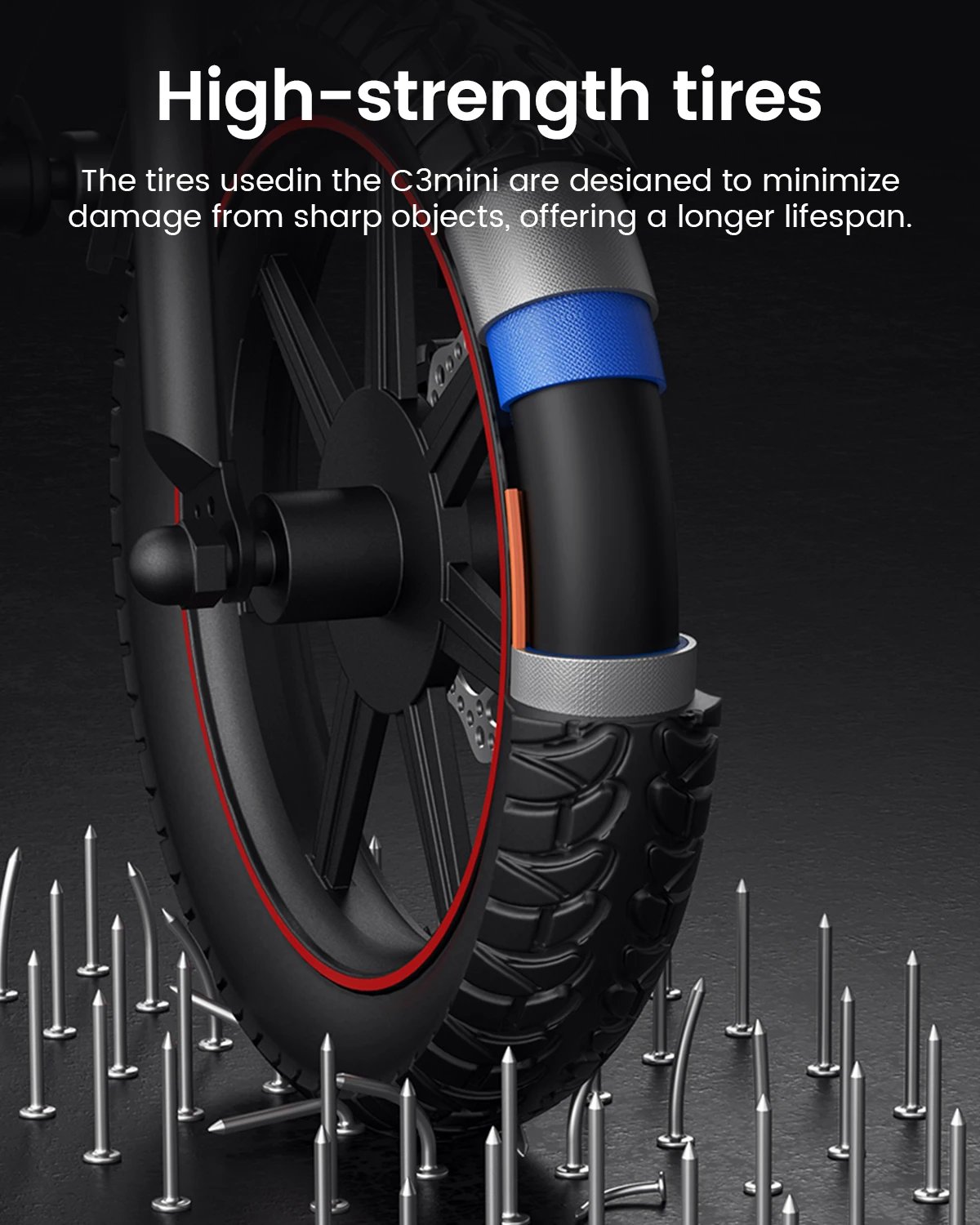 DYU C3 14 inch Electric Bicycle Peak 500W Motor 36V7.8AH Lithium Battery Electric Bike , city E-bike