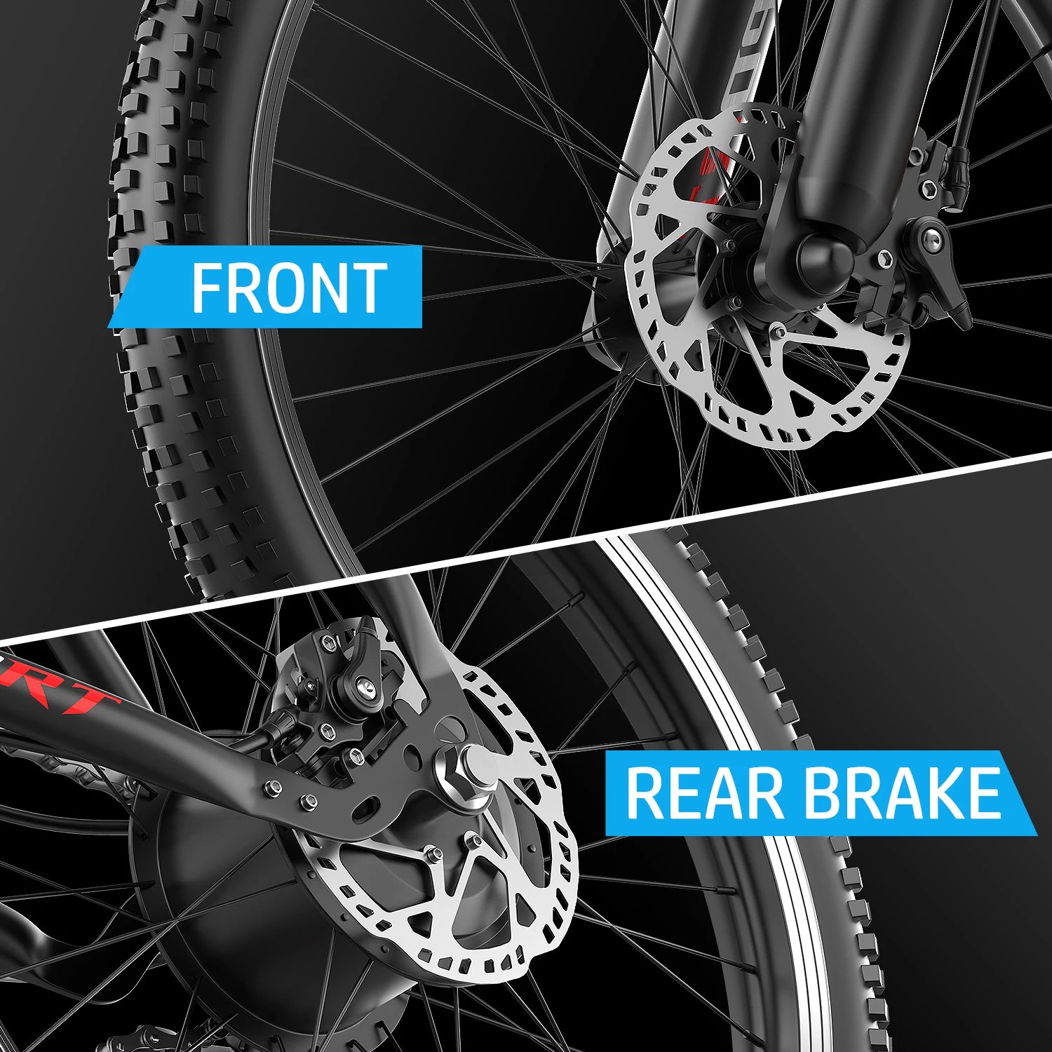 Electric Bike for Adults - 26”Fat Tire, Peak 1000W Motor, 7 Speed Electric Motorcycle Bicycle, 48V10AH Detachable Battery 4 Ridi - Image 5