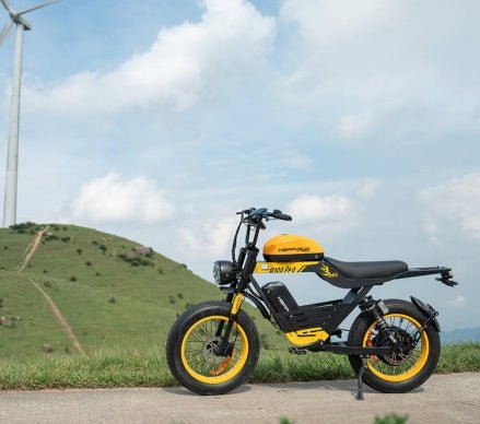 HAPPYRUN G100 Pro Fast Tire Electric Bikes 6000W Peak Motor 72V 18Ah+15Ah Dual Batteries HAPPYRUN G100 Pro Fast Tire Electric Bikes 6000W Peak Motor 72V 18Ah+15Ah Dual Batteries