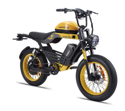 HAPPYRUN G100 Pro Fast Tire Electric Bikes 6000W Peak Motor 72V 18Ah+15Ah Dual Batteries HAPPYRUN G100 Pro Fast Tire Electric Bikes 6000W Peak Motor 72V 18Ah+15Ah Dual Batteries