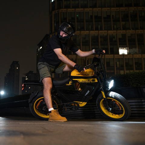 HAPPYRUN G100 Pro Fast Tire Electric Bikes 6000W Peak Motor 72V 18Ah+15Ah Dual Batteries HAPPYRUN G100 Pro Fast Tire Electric Bikes 6000W Peak Motor 72V 18Ah+15Ah Dual Batteries