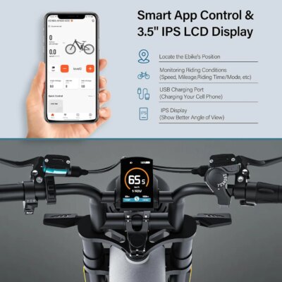 Coswheel Electric Bike CT20S 2000W 60V 27.5AH Electric Motorcyle Drit bike Ebike Fat Tire Bicycle Bikes Adult Electric Bicycle - Image 6
