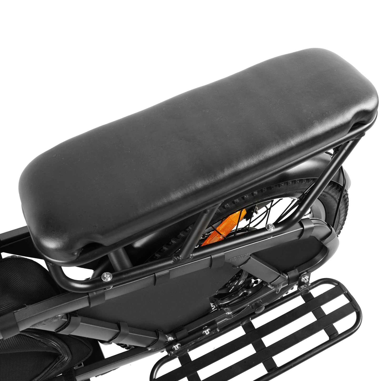 Electric Cargo Bike COSWHELL HQ20 20x4.0" 1300W 45km/h 48V 19.2AH 80km City Commuting Cargo 6 Speed Max Load 450Ibs New - Image 6